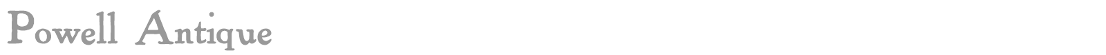 Powell Antique font preview